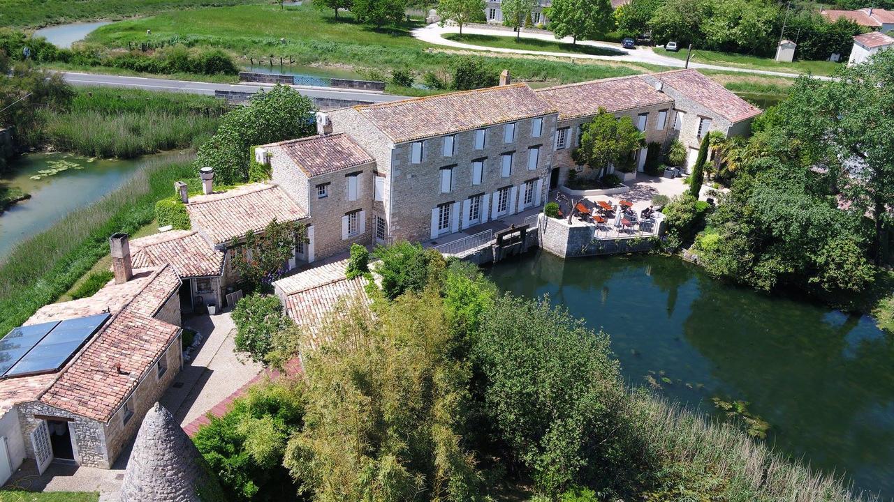 Logis Hotel Le Moulin De Chalons Le Guâ Exteriér fotografie